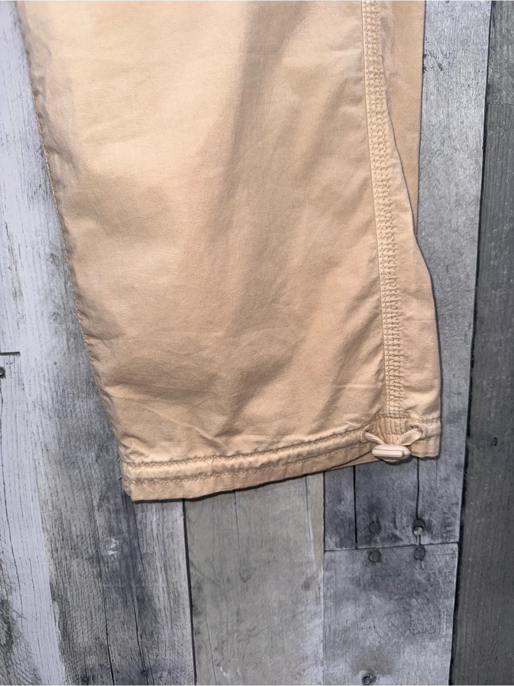 American Eagle Outfitters Beige Cargo Jogger Track Pants Sz. 2 - Picture 6 of 12